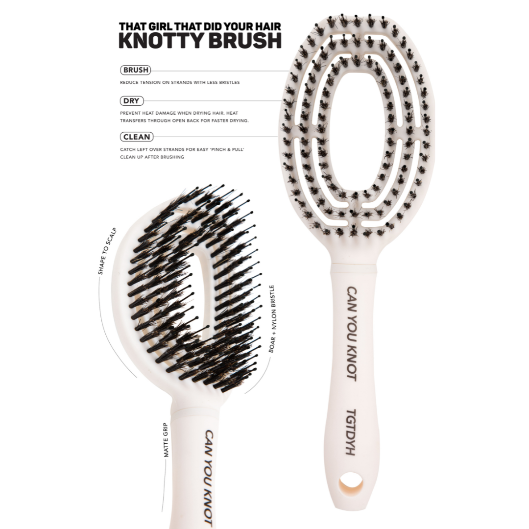 KNOTTY BRUSH CREME THAT GIRL THAT DID YOUR HAIR